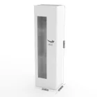 Design Living Room Display Cabinet in White, Anthracite or Concrete Wood - Suzana Viadurini