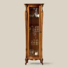 Luxury Wooden Living Room Display Cabinet 1 Door Made in Italy - Cambrige Viadurini