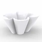 Vondom Agatha planter of modern outdoor colored polyethylene design Viadurini